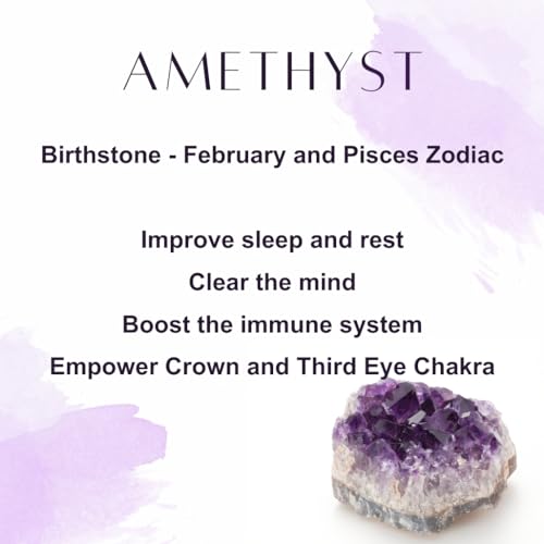 ILLUMINIA Natural AAA Grade Crystal Gemstone Beaded Bracelet | Healing Energy Charged Quartz Stone Bead | Stretch String Bracelet for Women Men Unisex