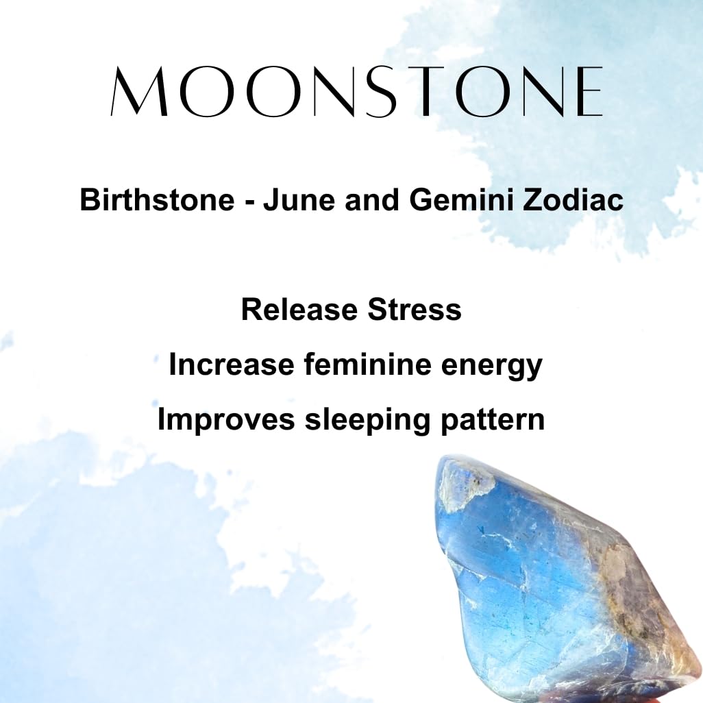 ILLUMINIA Natural AAA Grade Crystal Gemstone Beaded Bracelet | Healing Energy Charged Quartz Stone Bead | Stretch String Bracelet for Women Men Unisex