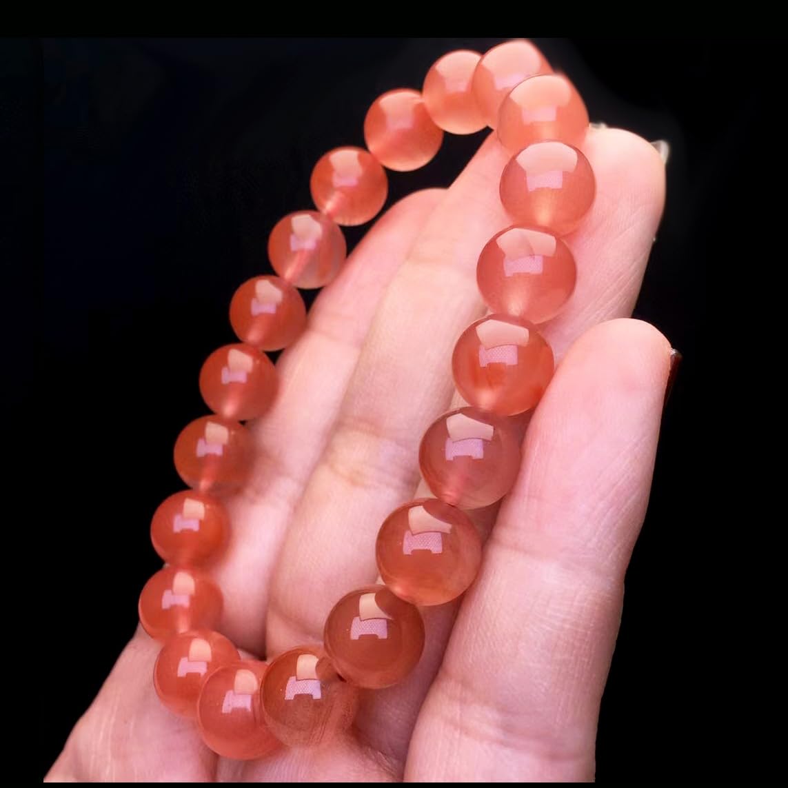 ILLUMINIA Natural AAA Grade Crystal Gemstone Beaded Bracelet | Healing Energy Charged Quartz Stone Bead | Stretch String Bracelet for Women Men Unisex