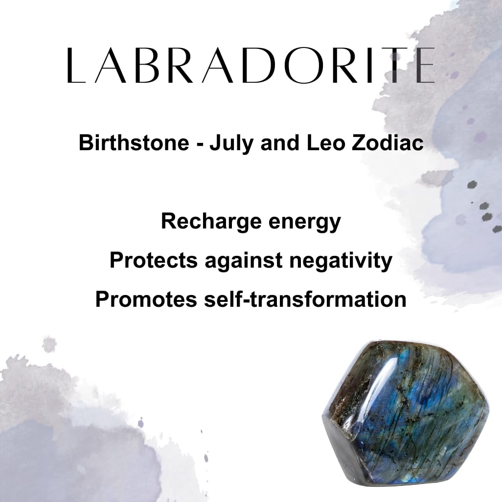 ILLUMINIA Natural AAA Grade Crystal Gemstone Beaded Bracelet | Healing Energy Charged Quartz Stone Bead | Stretch String Bracelet for Women Men Unisex