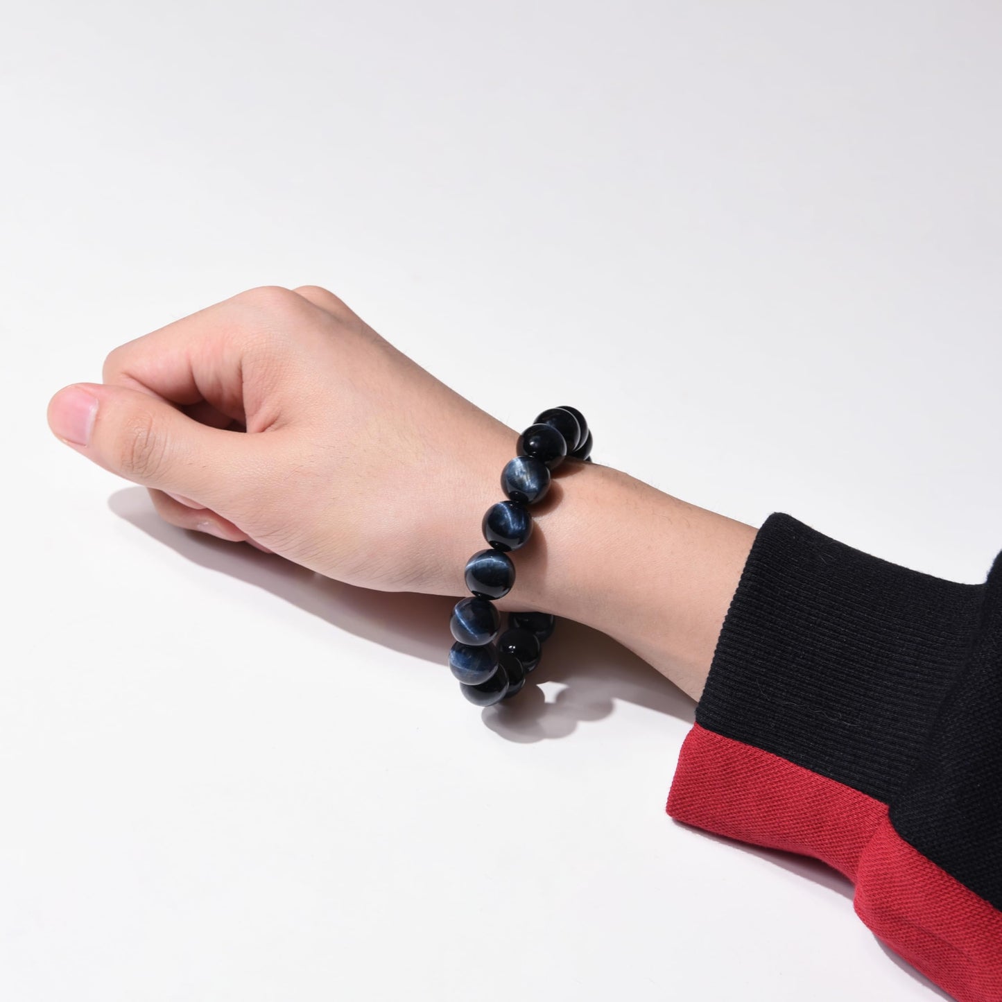 ILLUMINIA Natural AAA Grade Crystal Gemstone Beaded Bracelet | Healing Energy Charged Quartz Stone Bead | Stretch String Bracelet for Women Men Unisex